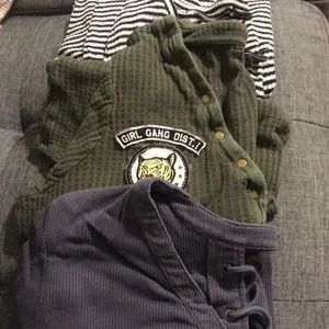 3 Torrid Sz 1 shirts